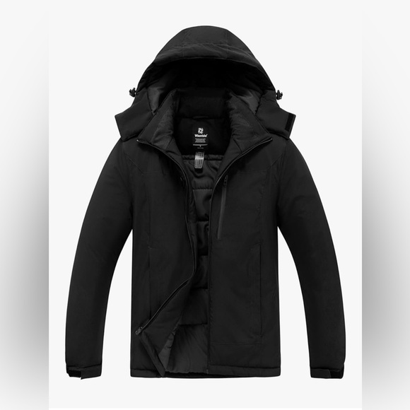 wantdo Men's Mountain Skiing Jacket Snowboarding Jackets Waterproof Winter S - Picture 1 of 8